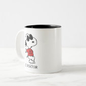 Snoopy "Joe Cool" leraar Tweekleurige Koffiemok (Voorkant links)
