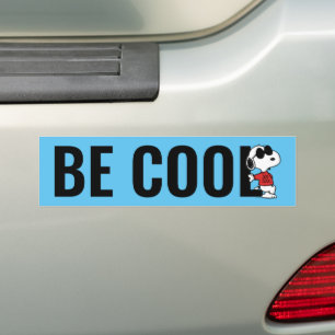 Snoopy "Joe Cool" Permanent Bumpersticker