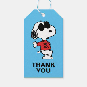 Snoopy "Joe Cool" Permanent Cadeaulabel