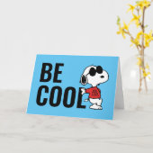 Snoopy "Joe Cool" Permanent Kaart (Gele Bloem)