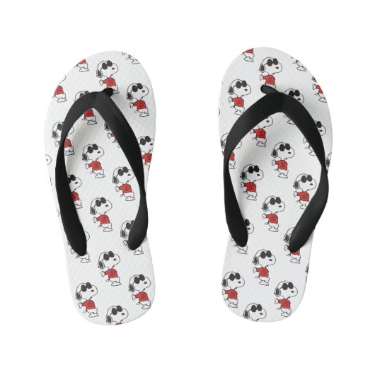 Snoopy "Joe Cool" Permanent Kinder Teenslippers (Voetbed)