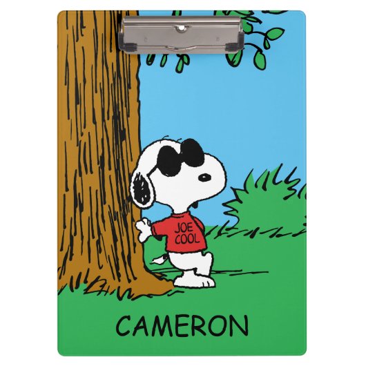 Snoopy "Joe Cool" Permanent Klembord (Voorkant)