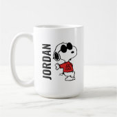 Snoopy "Joe Cool" Permanent Koffiemok (Links)