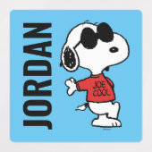 Snoopy "Joe Cool" Permanent Labels (Design 2)