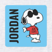 Snoopy "Joe Cool" Permanent Labels (Design 2)