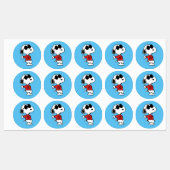 Snoopy "Joe Cool" Permanent Labels (Vel)