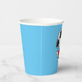 Snoopy "Joe Cool" Permanent Papieren Bekers (Rechts)