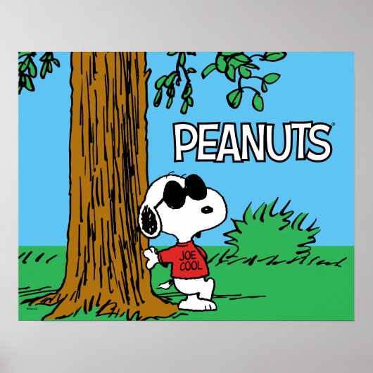 Snoopy "Joe Cool" Permanent Poster (Voorkant)