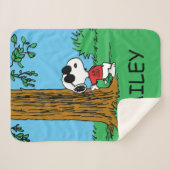 Snoopy "Joe Cool" Permanent Sherpa Deken (Voorkant (horizontaal))