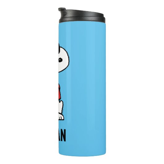 Snoopy "Joe Cool" Permanent Thermosbeker (Geroteerd rechts)
