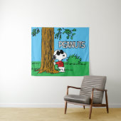 Snoopy "Joe Cool" Permanent Wandkleed (In Situ (horizontaal))