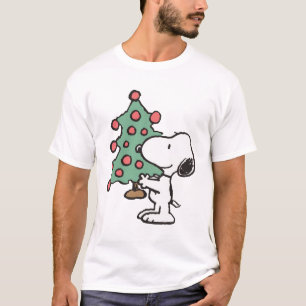 snoopy kerstboom t-shirt