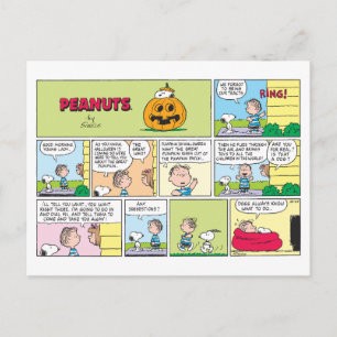 Snoopy & Linus   Het grote pompoen nieuws Briefkaart