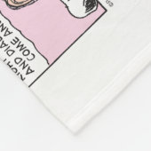 Snoopy & Linus | Het grote pompoen nieuws Fleece Deken (Hoek)