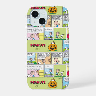 Snoopy & Linus   Het grote pompoen nieuws iPhone 15 Hoesje
