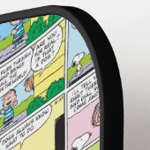 Snoopy & Linus | Het grote pompoen nieuws Pickleball Paddle (Links Detail)