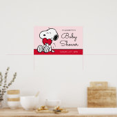 Snoopy | Little Sweetheart Baby Shower Poster (Cuisine)