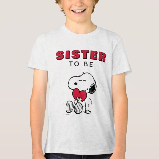 Snoopy | Little Sweetheart Tri-Blend Shirt (Voorkant)