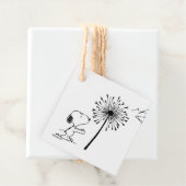 Snoopy met Dandelion Bedankjes Labels (In situ)