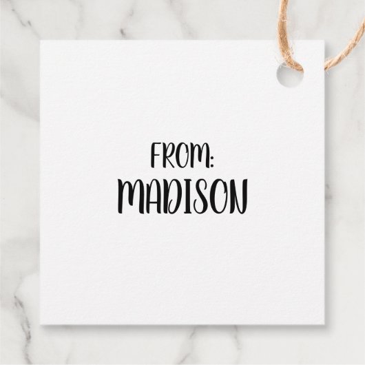 Snoopy met Dandelion Bedankjes Labels (Achterkant)