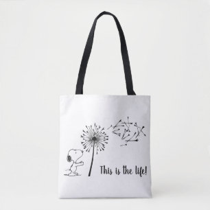 Snoopy met Dandelion Draagtas