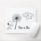 Snoopy met Dandelion Muismat (Met muis)