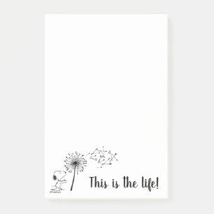 Snoopy met Dandelion Post-it® Notes