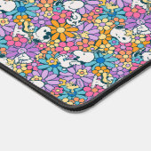 Snoopy & Motif de fleurs de bois (Coin)