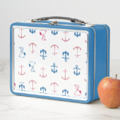 Snoopy Nautical Anchor Pattern (In situ)