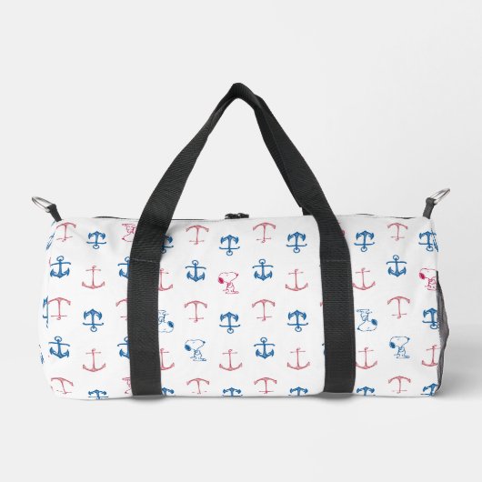 Snoopy Nautical Anchor Pattern Plunjezak (Voorkant)