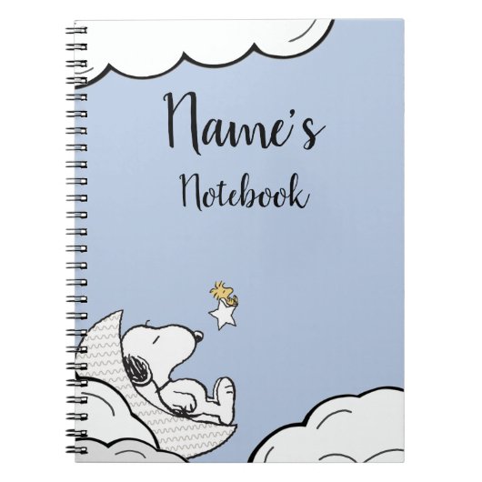 Snoopy Note Book Name Title Notitieboek (Voorkant)