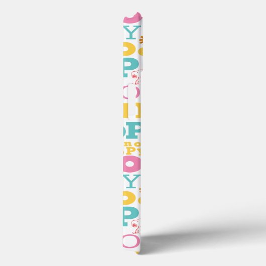 Snoopy Pastel Text Pattern Case-Mate iPhone Case (Achterkant / Rechts)