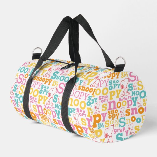 Snoopy Pastel Text Pattern Plunjezak (Linkerhoek)