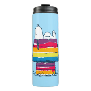 Snoopy Rainbow Dog House Thermosbeker