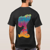 Snoopy Rainbow Graffiti Silhouette T-shirt (Achterkant)