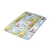 Snoopy Sled Riding Food Dish Badmat (Gekanteld)