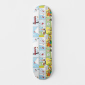 Snoopy Sled Riding Food Dish Skateboard (Voorkant)