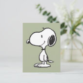 Snoopy Smile Giggle Laugh Briefkaart (Staand voorkant)