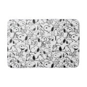 Snoopy Smile Giggle Laugh Pattern Badmat (Voorkant)
