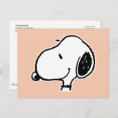 Snoopy Smile Giggle Laugh Pattern Briefkaart (Voorkant / Achterkant)