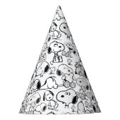 Snoopy Smile Giggle Laugh Pattern Feesthoedjes (Voorkant)