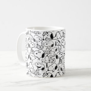 Snoopy Smile Giggle Laugh Pattern Koffiemok