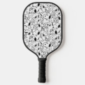 Snoopy Smile Giggle Laugh Pattern Pickleball Paddle (Achterkant)