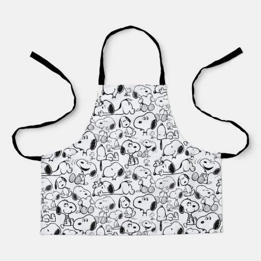 Snoopy Smile Giggle Laugh Pattern Schort (Voorkant)