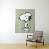 Snoopy Smile Giggle Laugh Wandkleed (In situ)