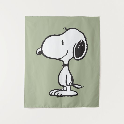 Snoopy Smile Giggle Laugh Wandkleed (Voorkant)