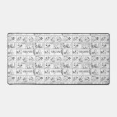 Snoopy speelt tennis bureaumat (Voorkant)