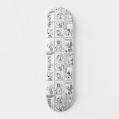 Snoopy speelt tennis skateboard (Voorkant)