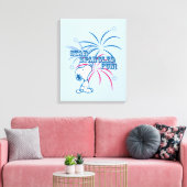 Snoopy Star Spangled Fun Canvas Afdruk (Insitu (Woonkamer))