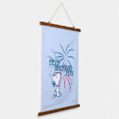 Snoopy Star Spangled Fun Hangend Wandkleed (Gebogen)